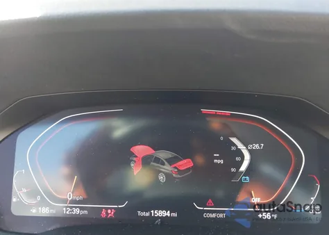 2021 BMW 330I z USA, uszkodzony, nr VIN 3MW5R1J04M8B70452